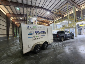 Water Damage Restoration after a Flood in a Warehouse in Houston, TX