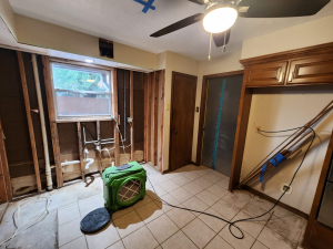DURING - Complete Kitchen Remodel After Water Damage & Mold Remediation