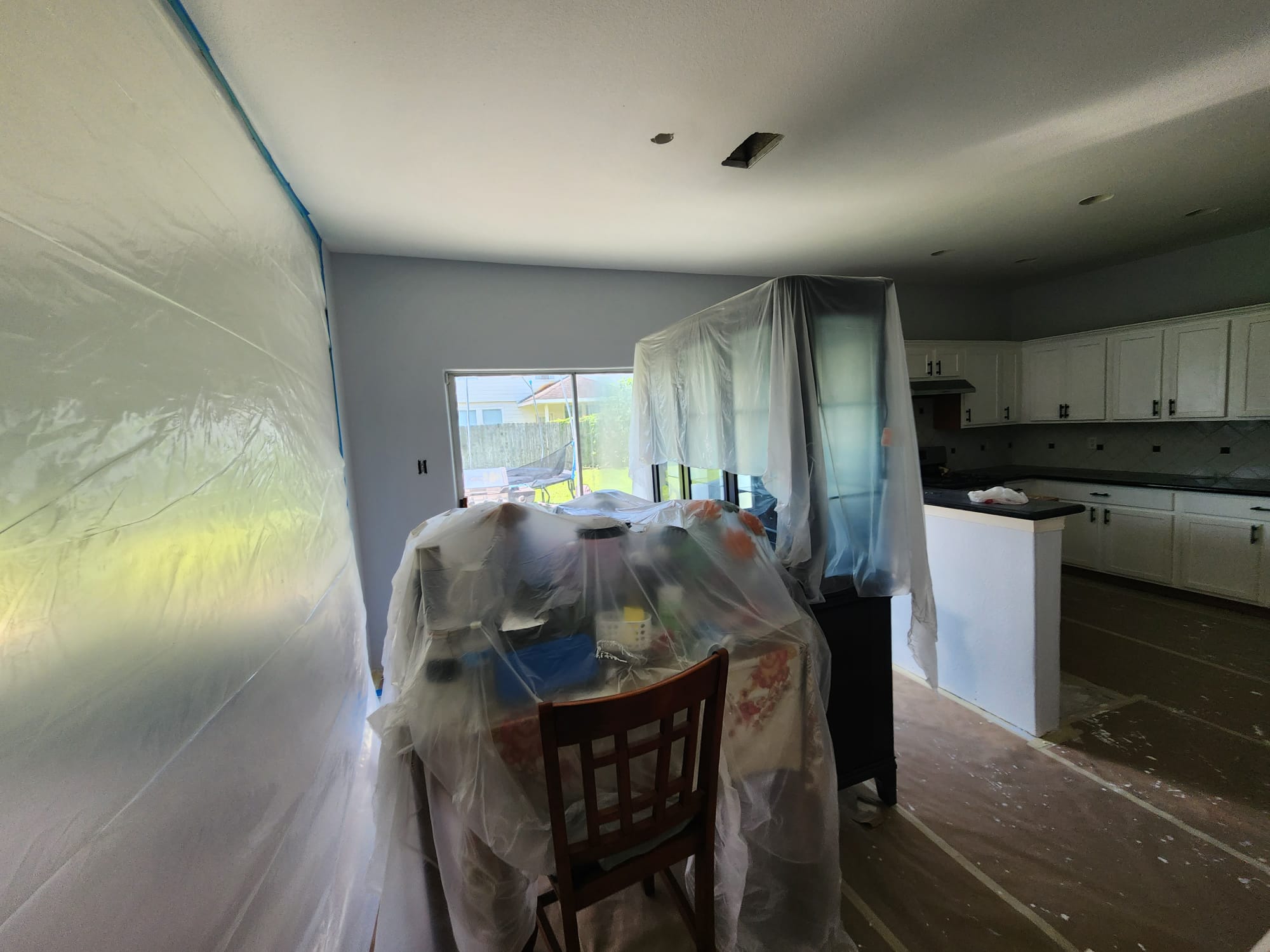 Restoring Houston, TX home after an upstairs bathroom water main leak