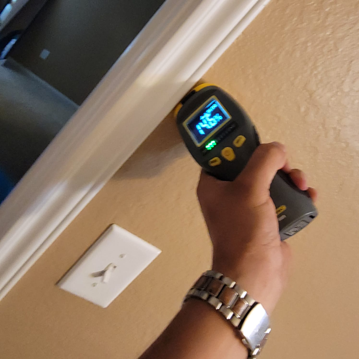 After an AC leak, we extracted all the water and moisture to dry out the property,‍ ran air movers and scrubbers, set containments as well as removed the damaged carpet and drywall