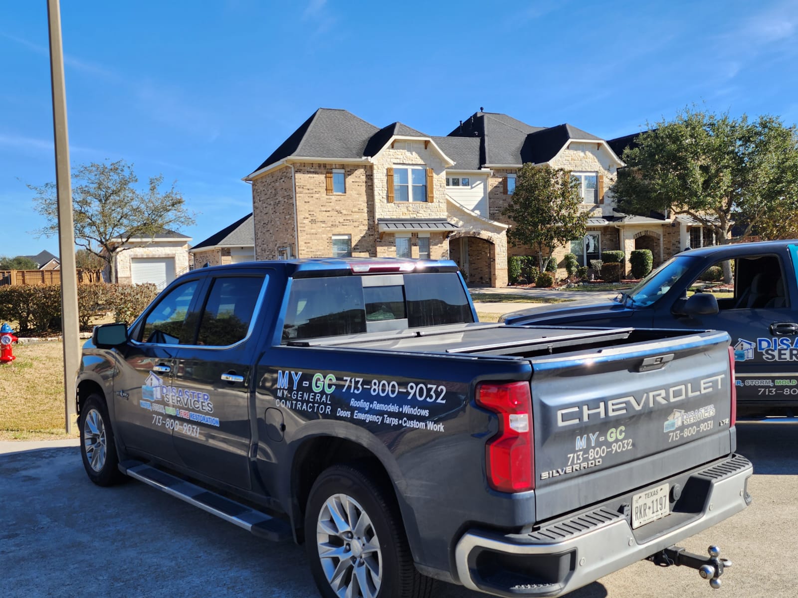 Responding to small water loss in a theatre room in Houston, TX