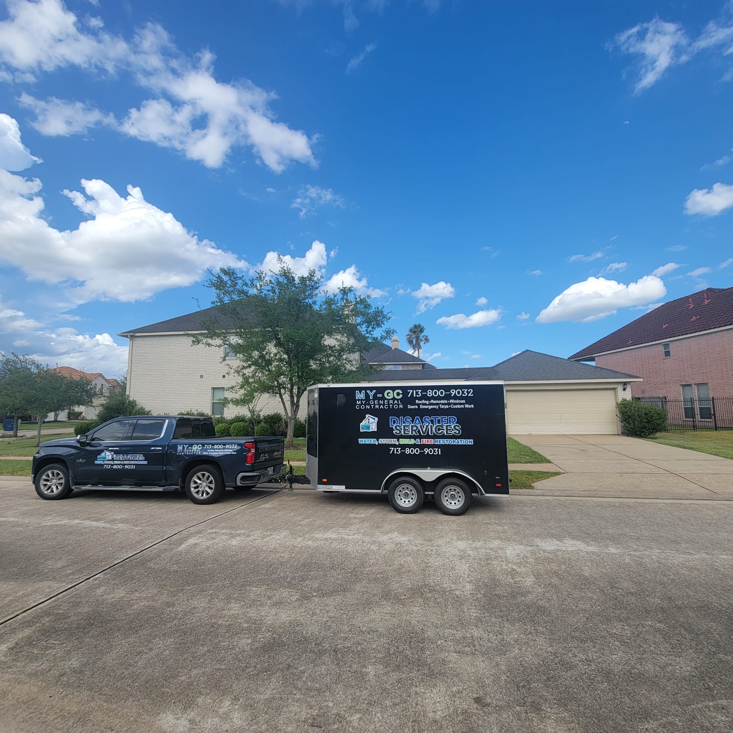 Water Damage Restoration of Upstairs Bathroom Leak in Houston, TX