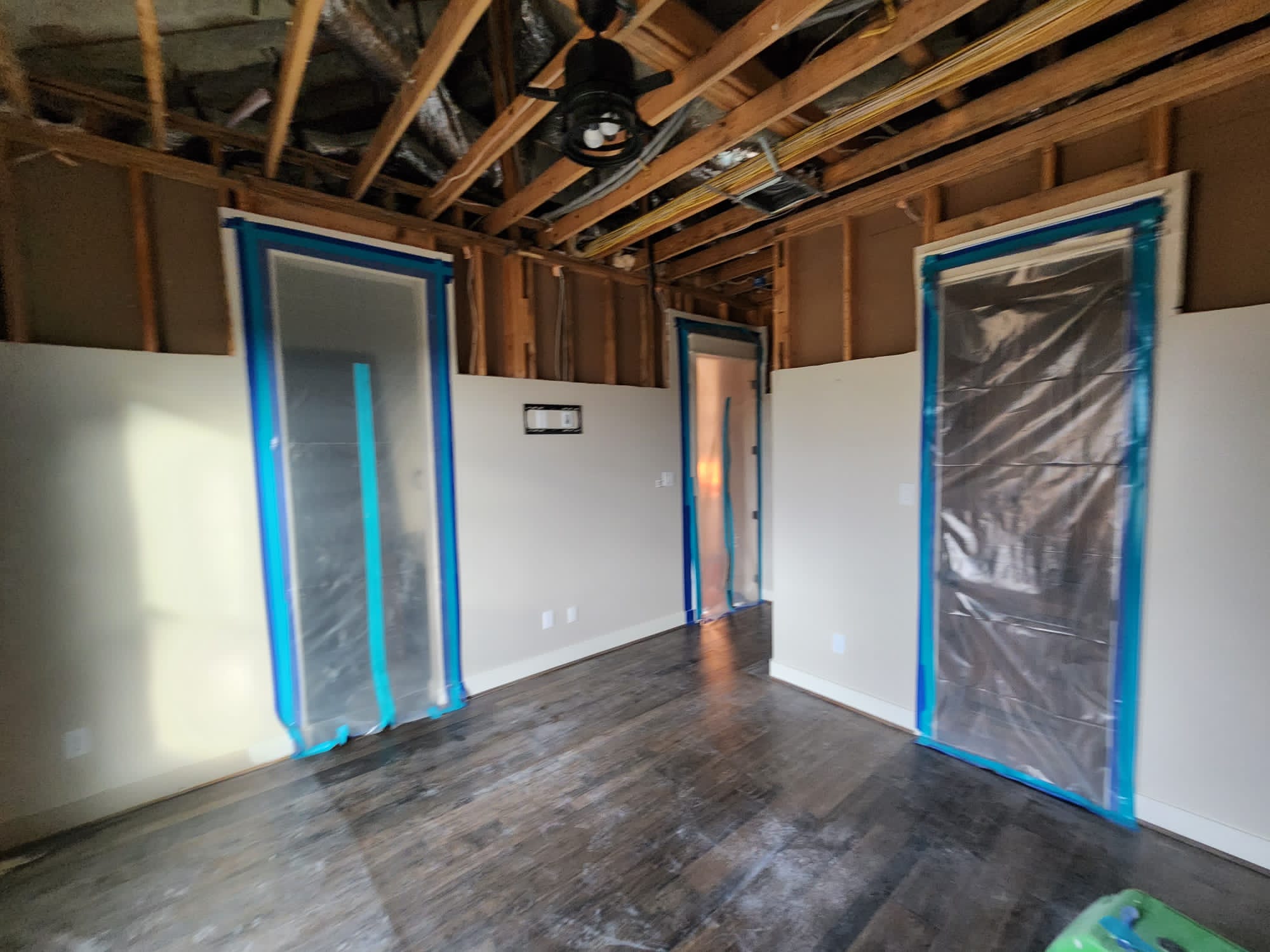 Category 3 water damage restoration and mold remediation. 