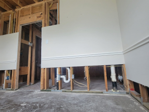 Water Damage Restoration of Upstairs Bathroom Leak in Houston, TX