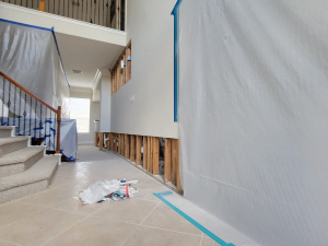 Water Damage Restoration of Upstairs Bathroom Leak in Houston, TX