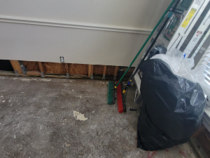 Water Damage Restoration of Upstairs Bathroom Leak in Houston, TX