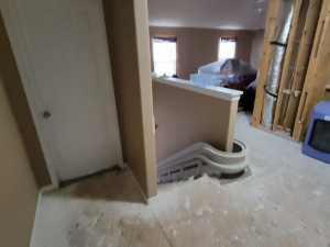 After an AC leak, we extracted all the water and moisture to dry out the property,‍ ran air movers and scrubbers, set containments as well as removed the damaged carpet and drywall