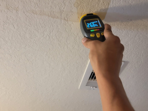 After an AC leak, we extracted all the water and moisture to dry out the property,‍ ran air movers and scrubbers, set containments as well as removed the damaged carpet and drywall