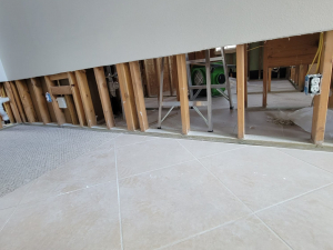 Water Damage Restoration of Upstairs Bathroom Leak in Houston, TX